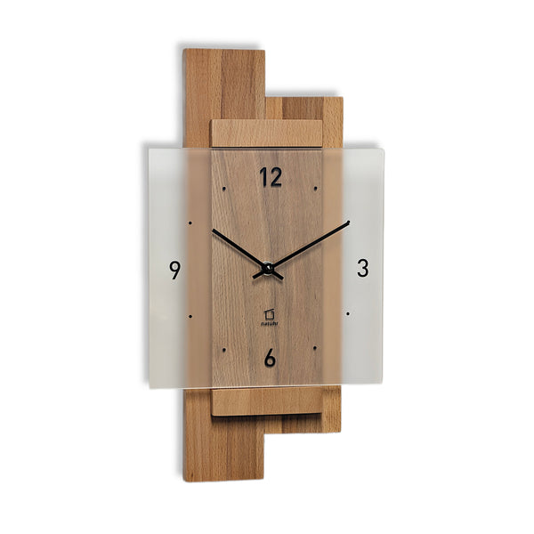 Unikat Natuhr Holz Wanduhr Buchwald 032 Quartz- oder Funkuhrwerk